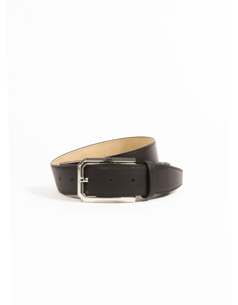 Castello d'Oro Calf Leather Brown Mens Belt image